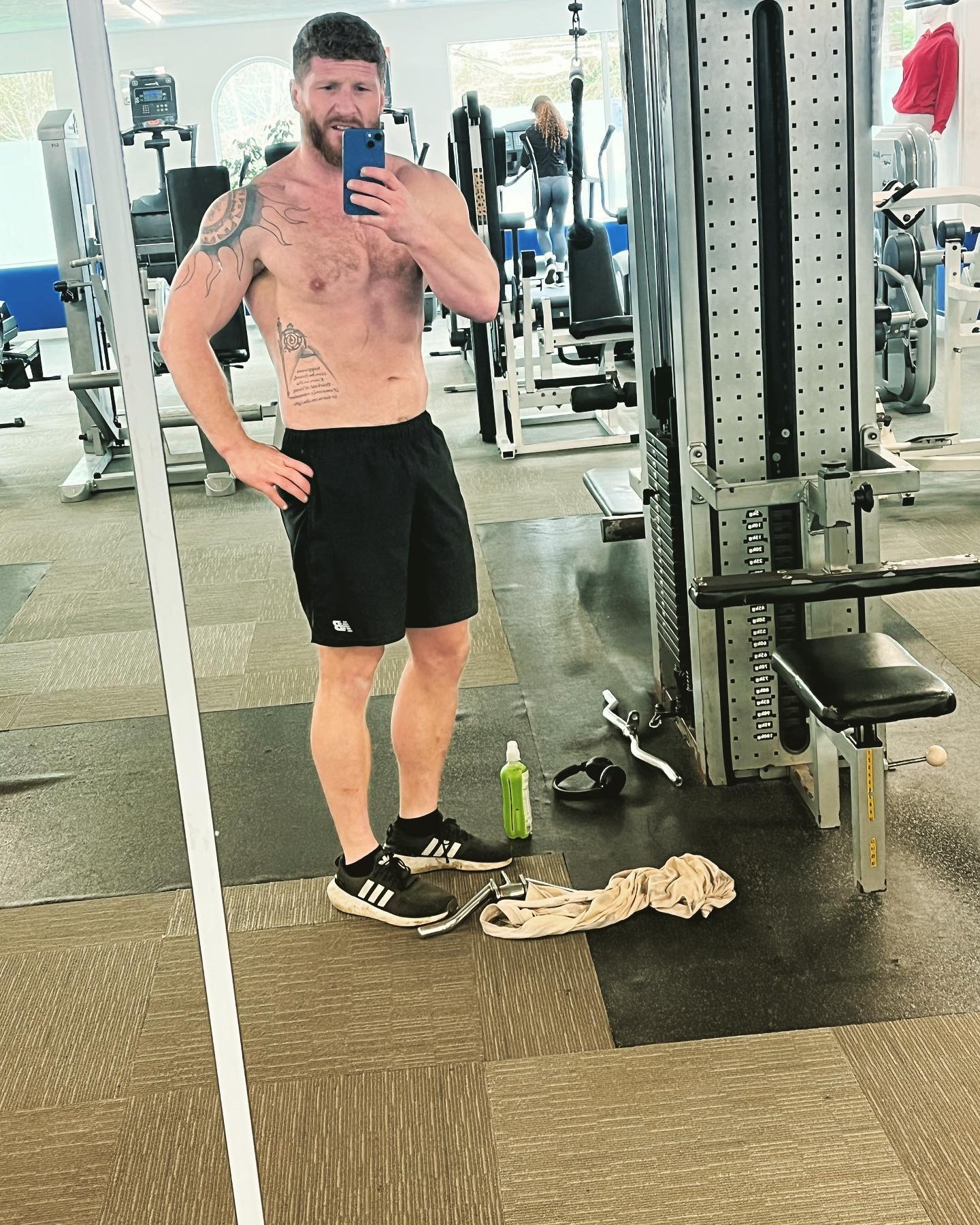 Phil Stone in the gym